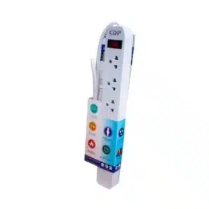 Cdp Regleta Supresor De Picos  5 Entradas Con 3 Puertos Usb Ru-Ss5