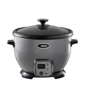 Ollera Arrocera Oster - 12 Tazas - Función De Sofrito - Antiadherente - Tapa De Vidrio - 900W