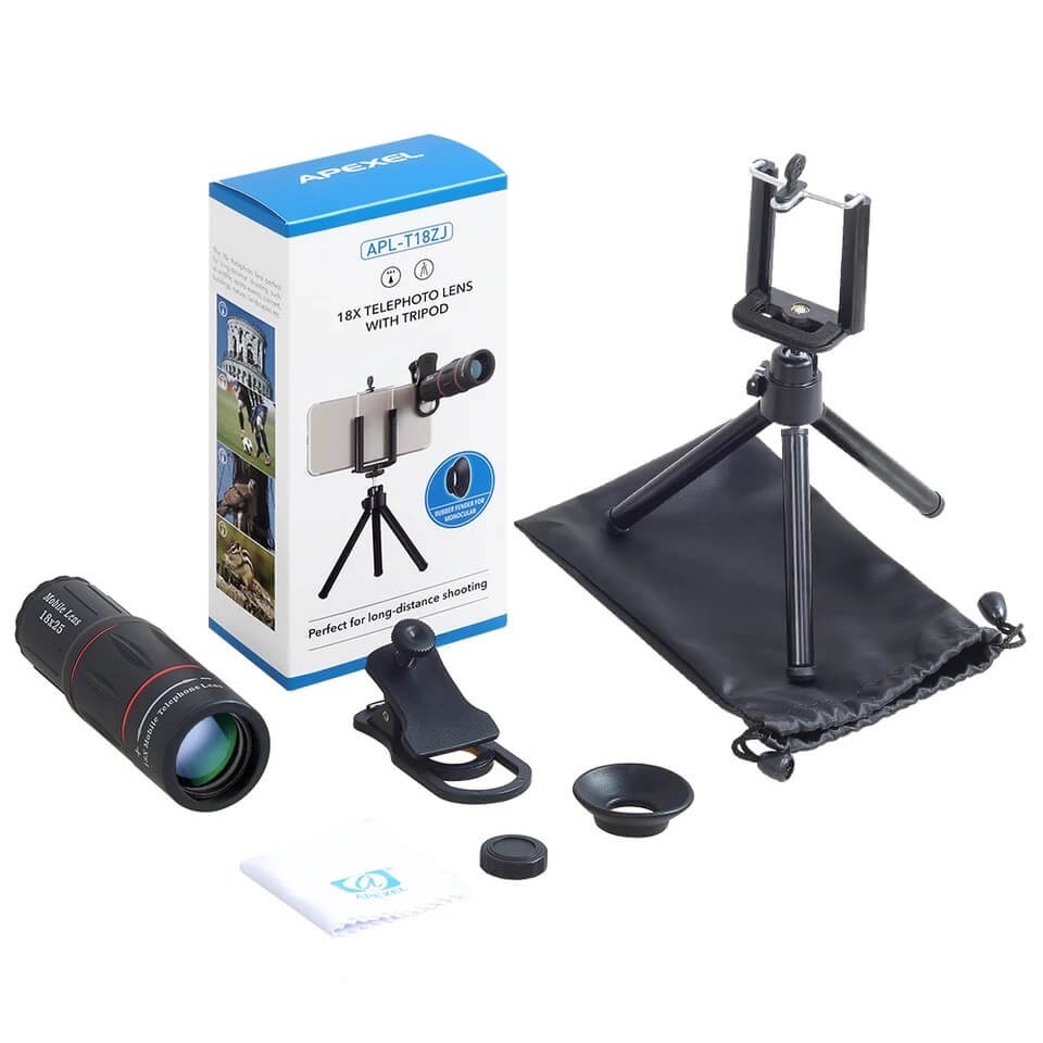 Lente monocular para celular