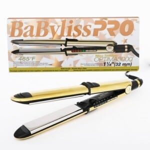 Plancha Optima 3000 1 1/4 Edition Gold Babyliss Pro