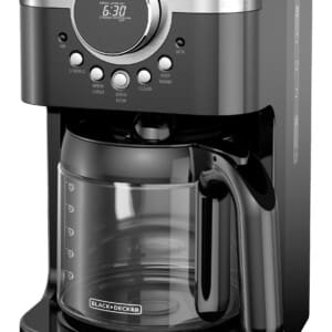 Black + Decker Cafetera 12 Tazas Inox Digital Cm4200S-La