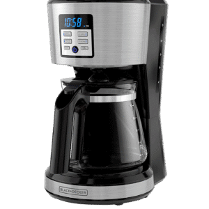 Black + Decker Cafetera 12 Tazas Inox Digital Cm1331S-La