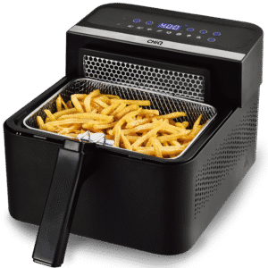 Chiq Freidora Aire Y Aceite Duo Touch Negra Cqxao03G1T1B