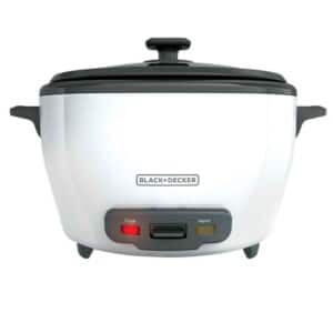Black + Decker Olla Arrocera 20 Tz Cocidas Blanca Rc5200