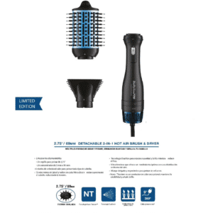 Cepillo Hot Air Brush 2 En 1 Dual Ionic Babyliss Pro Edición Limitada