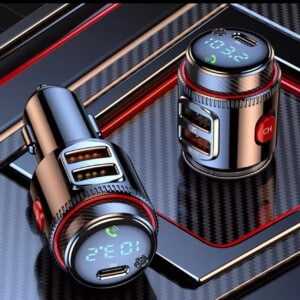 Modulador Del Transmisor Fm Bluetooth 5.0 Kit De Coche Receptor Estéreo Inalámbrico Manos Libres
