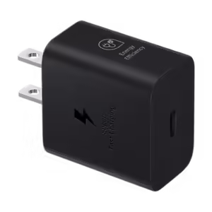 Cargador Samsung De Pared 25W Type-C Dual Sin Cable Black