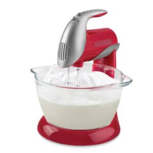 Black + Decker Batidora De Pedestal 250W  Roja Tazon De Vidrio -  Mx900-Rla