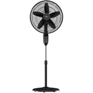 Ventilador De Pedestal 18" 3 Vel. 90W Negro Rimag Rvn90W