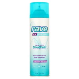 Rave 4X Mega Hairspray Unscented