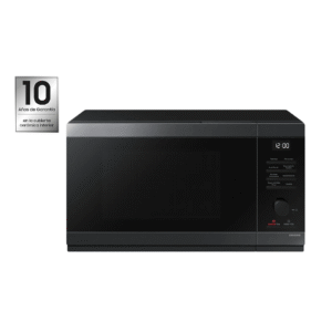 Horno De Microondas 1.1 Pies (32 L), Power Defrost, Acero Inox Negro