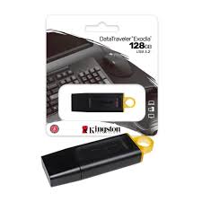 MEMORIA USB 128GB 3.2 KINGSTON GEN 1 EXODIA BLACK/YELLOW    DTX/128GB
