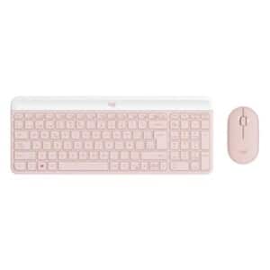 TECLADO Y MOUSE LOGITECH MK470 SLIM COMBO MEMBRANA INALÁMBRICO 2.4 GHZ ESPAÑOL 920-011312