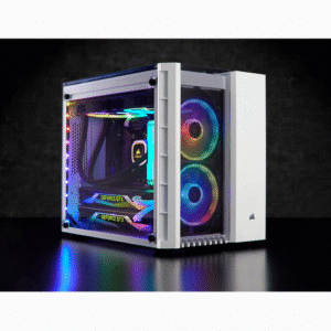 CASE GAMING RGB CORSAIR CRYSTAL SERIES 280X MINI TOWER VENTILADORES 2 DE 120MM CON VIDRIO LATERAL Y MALLA FRONTAL CC-9011137-WW