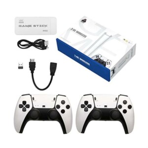 Nueva Consola de Juego Retro Inalámbrica, 40000+Juegos y 23 Emuladores,Plug and play 4K HD HDMI TV Game Stick, con Controladores Inalámbricos Duales 2.4G