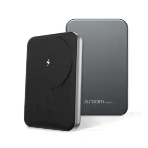 MS5 Magnetic Ultra-Thin & Lightweight Fast Charge Aluminum Power Bank, 5,000 mAh